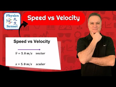 Speed Vs Velocity: Differences And Similarities Between Speed And Velocity - Physics Sensei