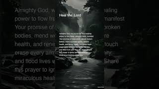Prayer For Healing #bibleverse #faithhabits #healing #christianfaith #prayer