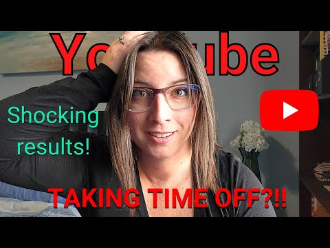 YouTube for BEGINNERS | Taking Time Off?!?!! Did NOT Expect These Results!