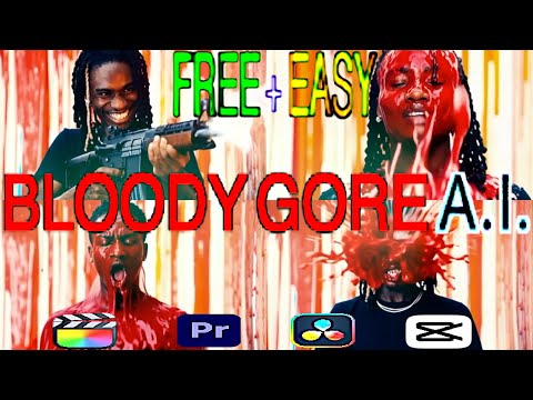 BLOOD + GORE EXPLODING HEAD AI tutorial [ phone + computer EASY. ]