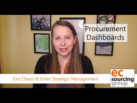 Dashboards - Exit Procurement Chaos & Enter Strategic Management
