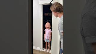 Behind the secret door is scary 👶