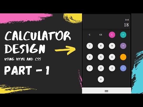How To Make Calculator | Using HTML And CSS Responsive Design