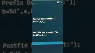 Prefix and postfix decrement operators in C Programming 🍙🍙🍙
