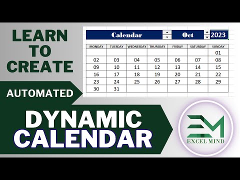 Excel Monthly Calendar