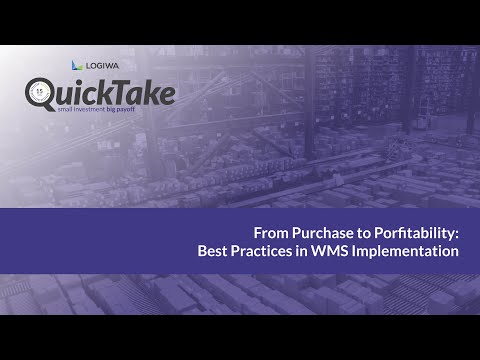 Best Practices in WMS Implemenation