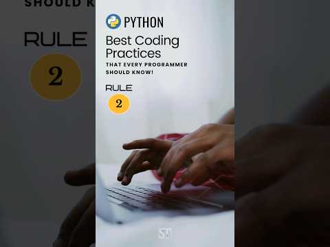 Follow Python Coding Best Practices: Rule 2- PEP 8 Guidelines #python #pep8 #shorts #guidelines
