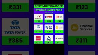 🚀 Best Multibagger Stocks Under ₹500 🚀 #shorts #StockMarket #Investing #Multibagger