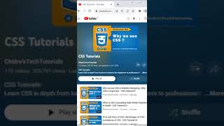 Learn CSS In-Depth & Step-by-Step #css #shorts #chidre 🚀