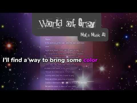 World of Grey- AI sad song about being sad #Aimusic #sunoai