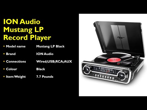 ION Audio Mustang LP Record Player Review | ION Audio Mustang LP Vinyl Turntable Review