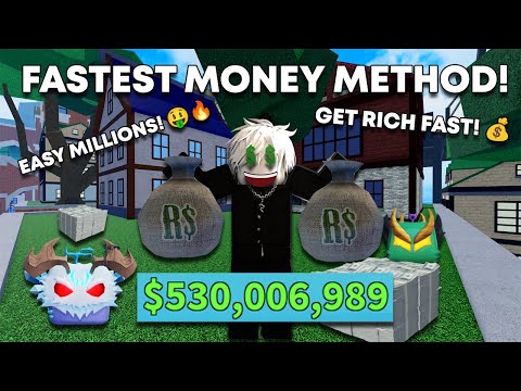 How to Get Rich FAST in Blox Fruits (Best Money Farming Method) 🤑💰🔥