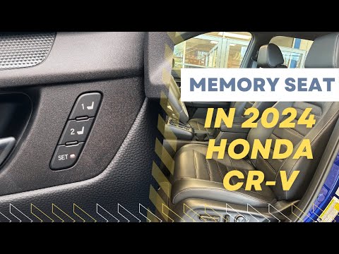 DRIVER'S MEMORY SEAT in the 2023/2024 HONDA CR-V: Your COMPLETE Guide
