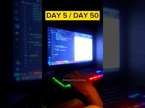 DAY 5 / DAY 50 SIMPLE scroll animation #embeddedsystem #pythonstatus #shorts