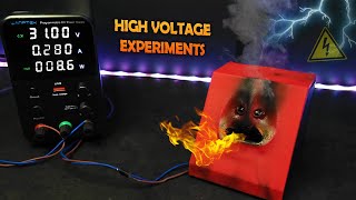 This Cute Money Box BURSTS INTO FLAMES When You Save Too Much! High Voltage Experiments Compilation