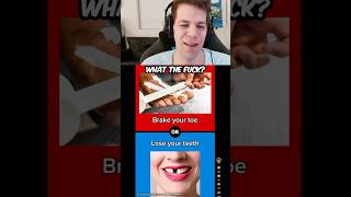What tf are these questions? #react #wouldyourather #reactions #streamer #streamerreacts #quiz