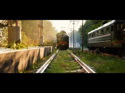 post apocalyptic Train Station