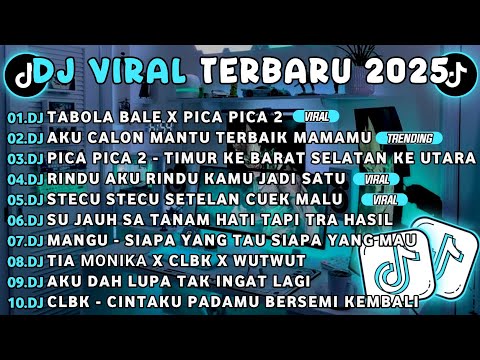 DJ TIKTOK TERBARU 2025-🎵 DJ TABOLA BALE X PICA PICA 2🎵 DJ AKU CALON MANTU TERBAIK MAMAMU FULL ALBUM