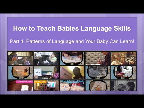 Dr. Titzer Part 4 of How to Teach Babies Language Skills: Language Patterns and Babies Reading Words