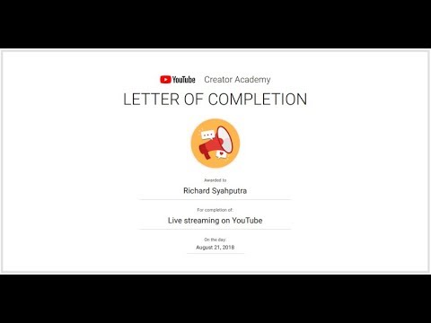Live streaming on YouTube - Youtube creator academy course Exam Answers 2018