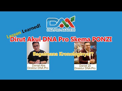 DIRUT Daniel Abe Akui DNA PRO Skema Ponzi! Bagaimana Kronologinya?[Robot Trading Investasi Bodong]