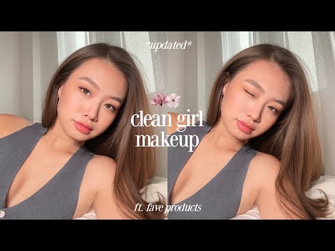 *updated* clean girl makeup ⊹♡‧ 🦢 ft. my fave products (minimal & good for daily!)
