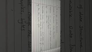 🧊 "Mutable vs Immutable | Quick DSA Tip"   #DSA #youtubeshorts #learning