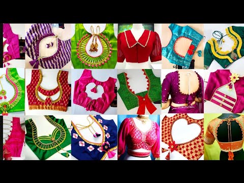 💯 Latest Blouse back neck design new model 😇 back neck design for blouse 🔥 blouse hand designs