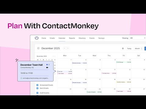 How to Build a Smarter Internal Comms Strategy with ContactMonkey’s Content Calendar | ContactMonkey