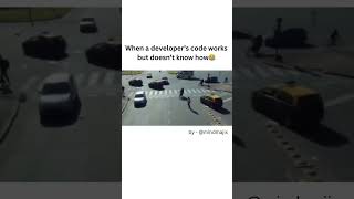POV: When Your Code Works By Accident 😂 #developermemes #codingmemes #funny #comedy #tester
