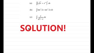 AP Math, Grade 12 (Integration solution)