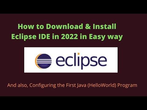 How to Download and Install Eclipse on windows 10 in 2022 | In Telugu | #TvsTreeTechnologies