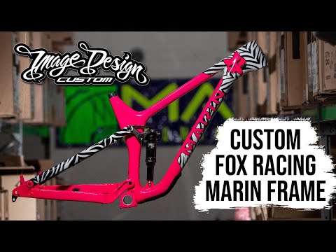Painting a Fox Racing inspired Marin Frame // Image Design Custom