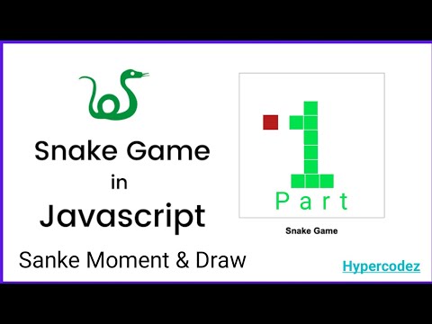 Create snake game in js  snake moment and change direction easy projects  with source code ep part 1