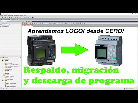 Aprendamos LOGO! desde CERO!_021 Respaldo, migracion y descarga de programa