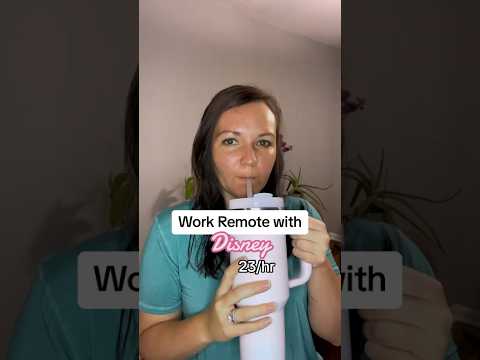 Work remote with ✨Disney! Or start affiliate marketing like me! #remotejobs #shorts