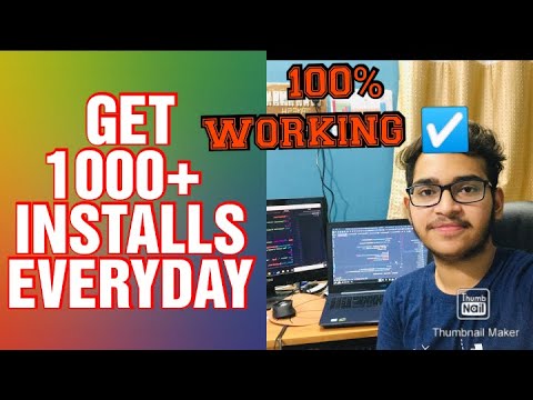 How to increase App Downloads Easily on Google Play Store 2021 Get More Android App Installs |  ASO