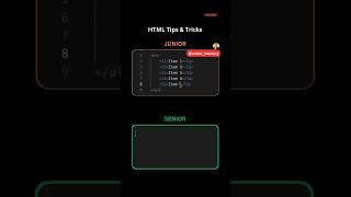 A Super useful HTML Emmet Shortcut that you should know about by @coder_mastery