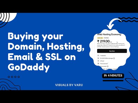 Create E-Commerce Site: Buying Domain, Hosting, Email & SSL on GoDaddy (in Hindi)