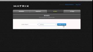 MATRIX Workout Tracking - Admin Reports