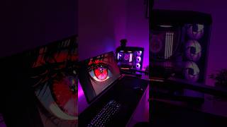 The perfect rgb gaming setup #gamingsetup #desksetup #gamingpc #pcsetup #techtok #deskinspiration