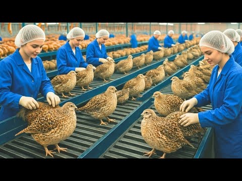 Inside the World’s Largest Quail Egg Factory: From Millions of Birds to Market-Ready Eggs