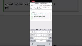 Python collections: Counter #shorts