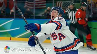 Matt Boldy gives USA lead vs. Canada in gold medal game | Winter Olympics 2026 | NBC Sports