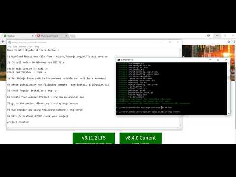 Angular 4 Tutorial Installation & Running Your First Angular App