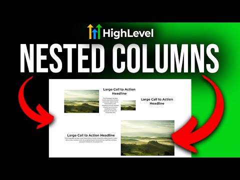 GoHighLevel Website Builder Got 100X BETTER - Nested Columns & Rows
