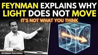 "Feynman Explains Why light does not move”