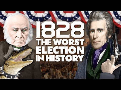 1828: The Worst Election in History | Andrew Jackson VS John Quincy Adams