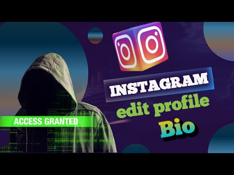 How to create a instagram bio || instagram par apna profile bio kyse badle/बनाए