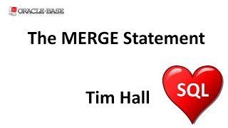 SQL: The MERGE Statement